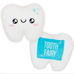 Squishable Tooth Fairy Flat Pillow Plush
5" Stuffed Toy, White and Blue, 1 Count